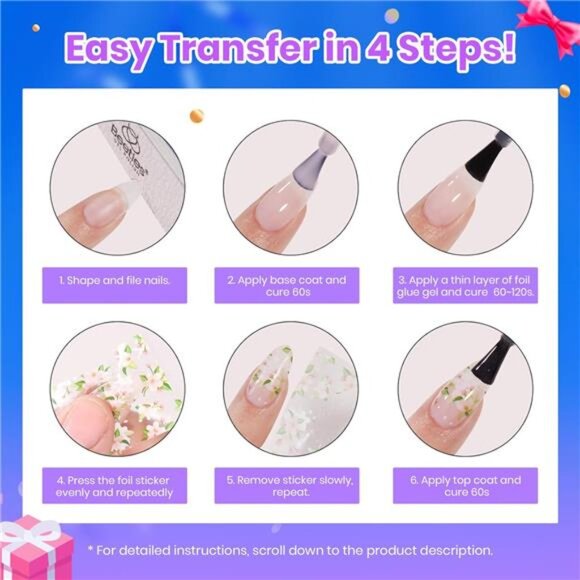 Summer Gel Polish Kit, 36 colors Neon Gel Polish Blue Green Glitter - Picture 6 of 7